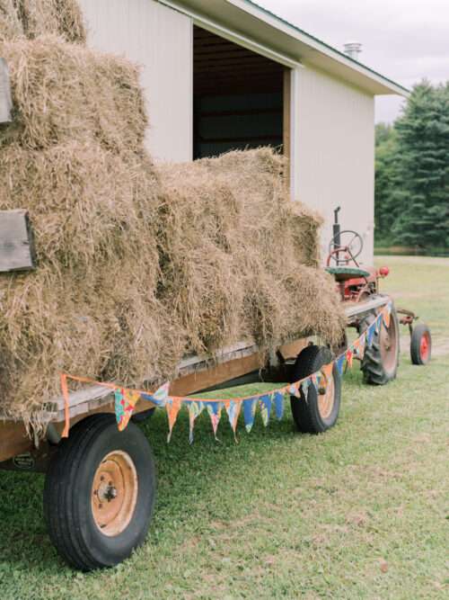 Tented wedding reception photos from a farm wedding on a private estate in Northeast Ohio