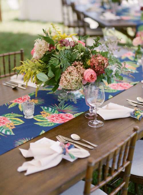 Tented wedding reception photos from a farm wedding on a private estate in Northeast Ohio