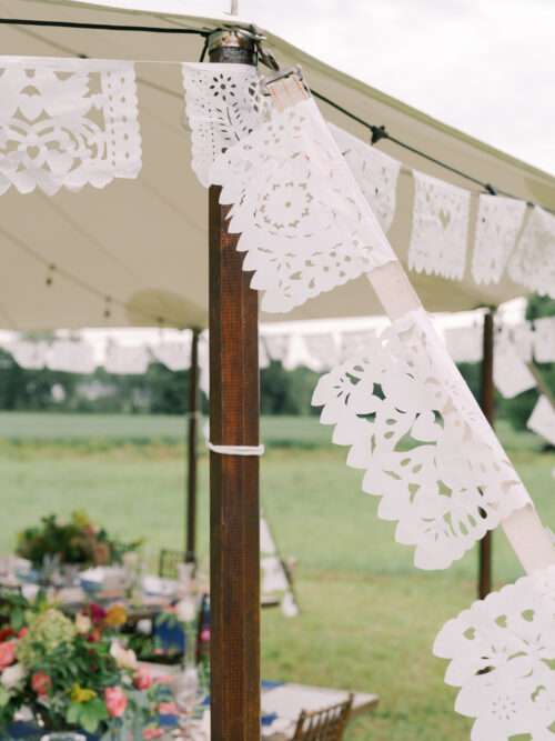 Tented wedding reception photos from a farm wedding on a private estate in Northeast Ohio