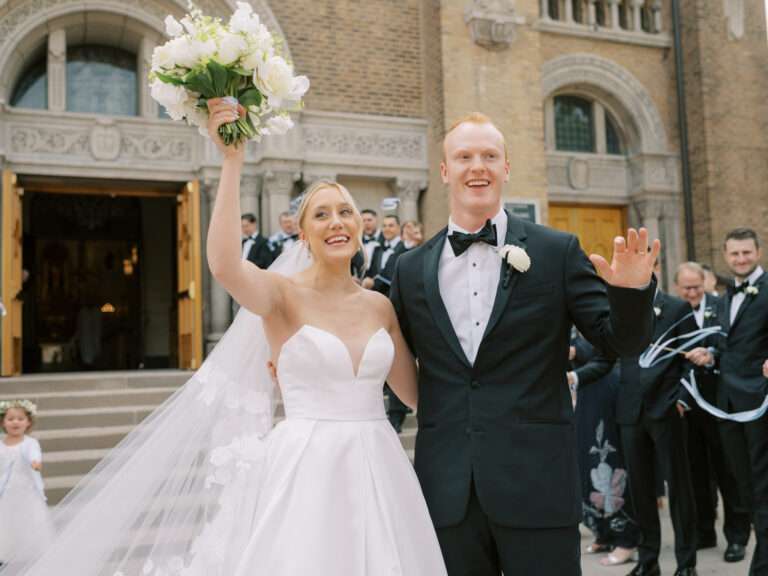 St. John Cantius wedding ceremony with Mairin and Bronson from their May wedding in Pepper Pike, Ohio