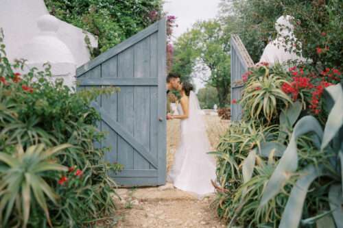 Bride and groom portraits from a Masseria Parco della Grava wedding in Puglia, Italy