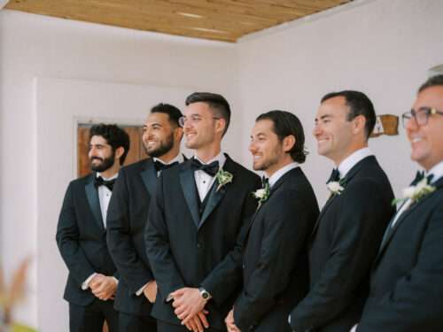 Bridal party photos from a spring wedding at Masseria Parco della Grava in Puglia, Italy