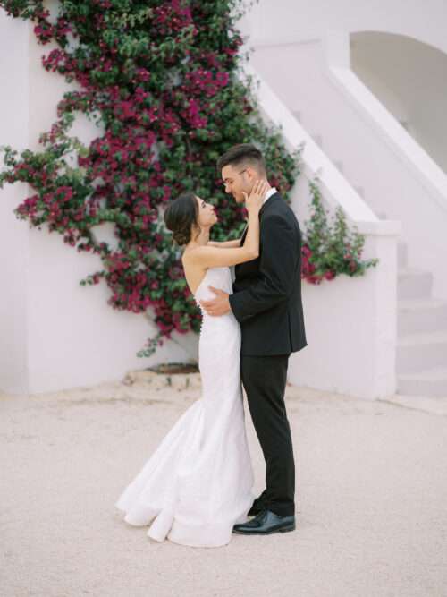 Bride and groom portraits from a Masseria Parco della Grava wedding in Puglia, Italy