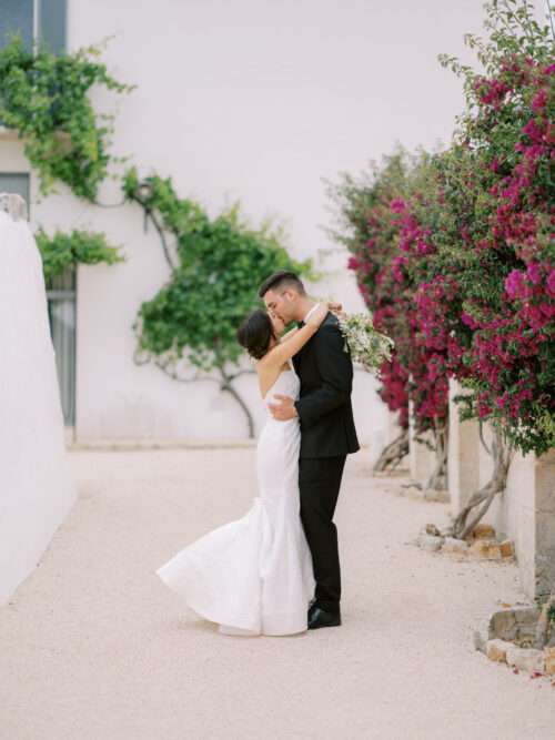 Bride and groom portraits from a Masseria Parco della Grava wedding in Puglia, Italy