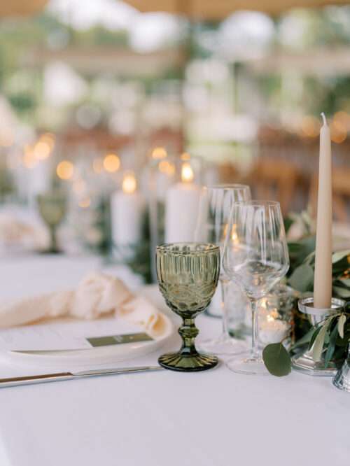 Wedding reception design details from a destination wedding at Masseria Parco della Grava in Puglia, Italy