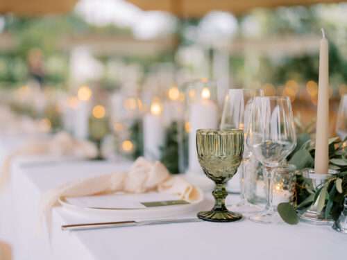 Wedding reception design details from a destination wedding at Masseria Parco della Grava in Puglia, Italy