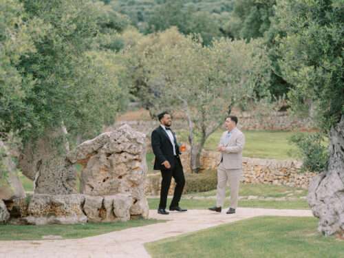 Puglia, Italy destination wedding reception at Masseria Parco della Grava