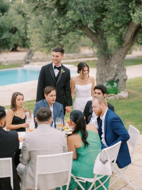 Puglia, Italy destination wedding reception at Masseria Parco della Grava