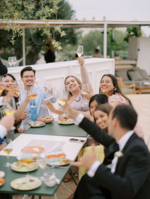 Puglia, Italy destination wedding reception at Masseria Parco della Grava