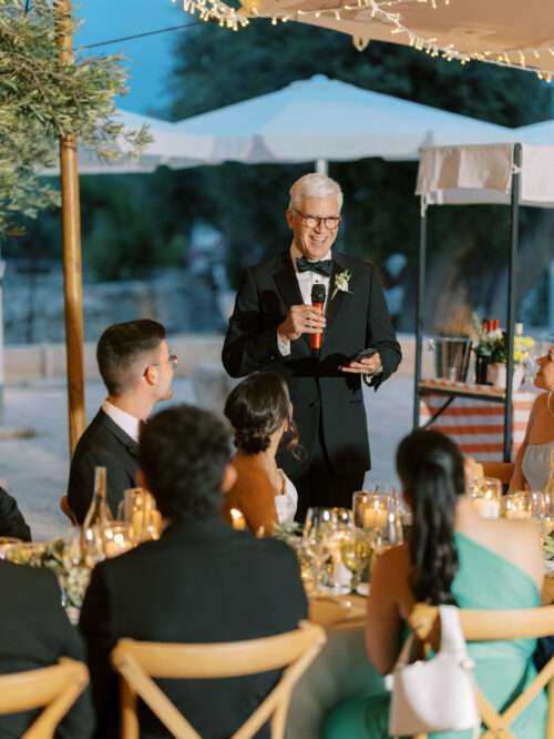 Puglia, Italy destination wedding reception at Masseria Parco della Grava