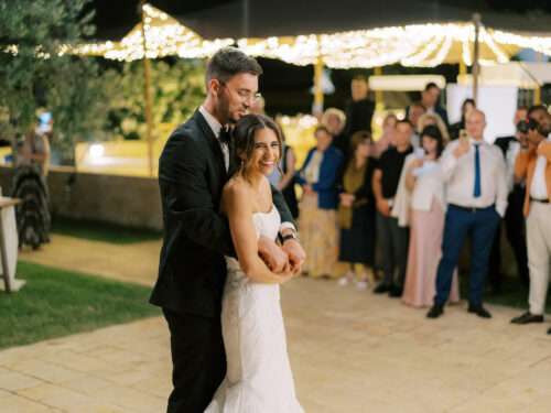 Puglia, Italy destination wedding reception at Masseria Parco della Grava