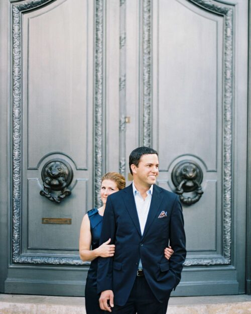 Hunter Harrison, owner and principle photographer for Hunter Photographic, with his wife Brooke in Paris, France