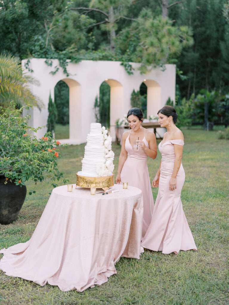 La Casa Toscana wedding reception details from a wedding in Fort Myers Beach, Florida