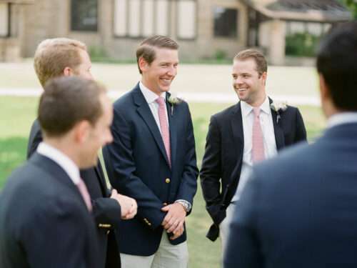 Groomsmen portraits from an August wedding at Kirtland Country Club