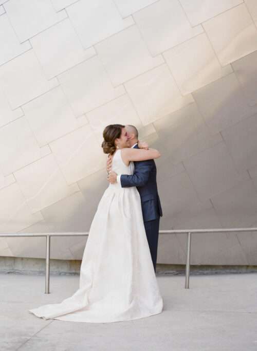 Bride and Groom portraits at Case Western Reserve University and the Cleveland Museum of Art