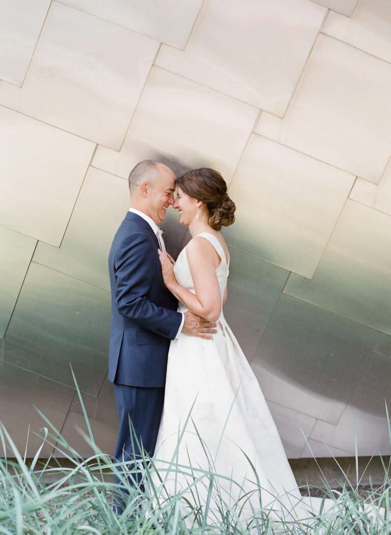 Bride and Groom portraits at Case Western Reserve University and the Cleveland Museum of Art