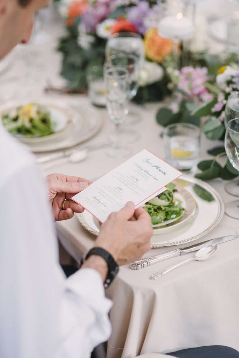 Backyard wedding reception from a small wedding at a private residence in Shaker Heights, Ohio