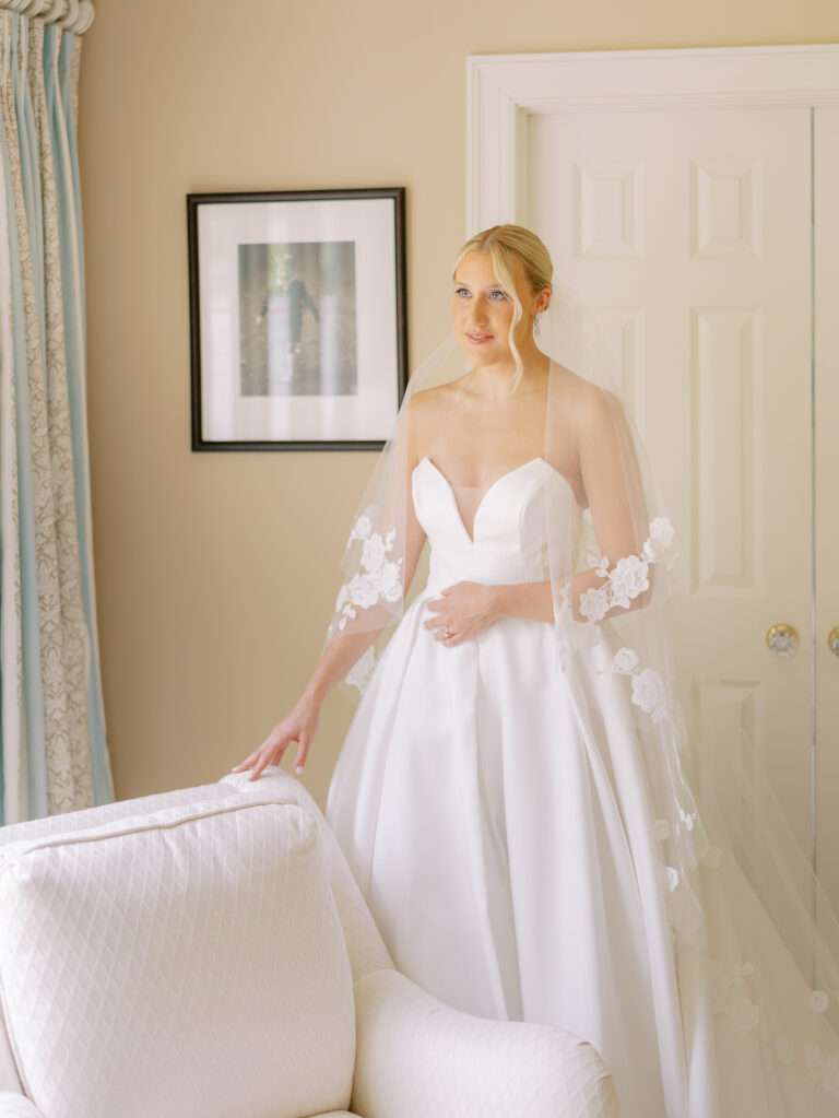 Bridal portrait from a May wedding at The Country Club in Pepper Pike, Ohio