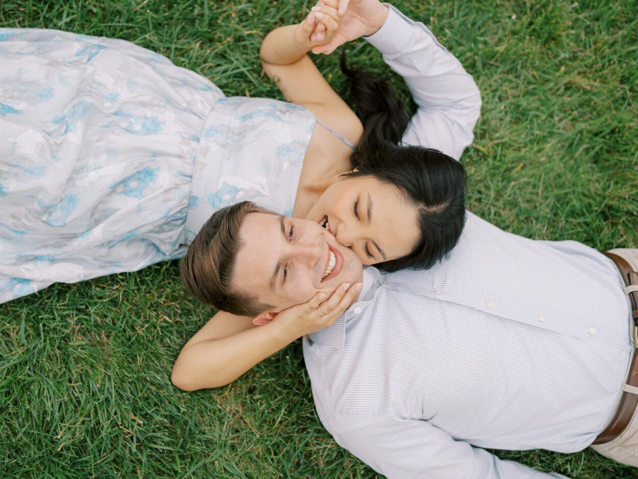 Columbus, Ohio engagement photos at Schiller Park, German Vilalge, and Capitol Square by Columbus, Ohio wedding photographer Hunter Photographic.