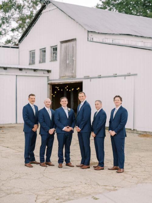 Rural Society at Warwick Farm wedding photos in summer garden style near Mount Vernon, Ohio