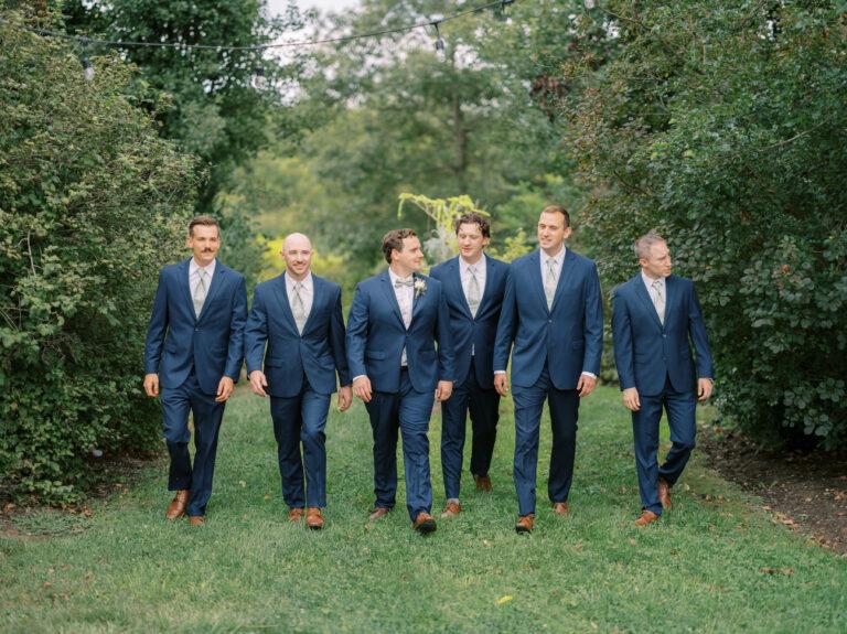 Rural Society at Warwick Farm wedding photos in summer garden style near Mount Vernon, Ohio