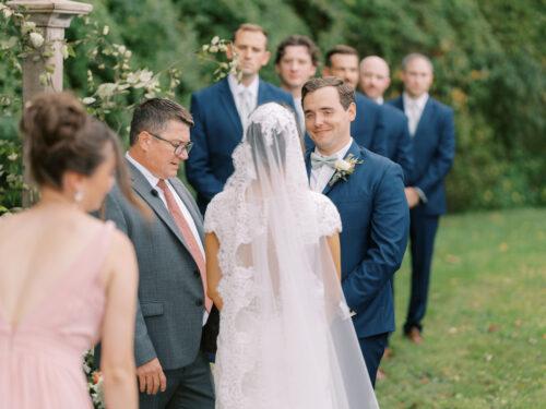 Rural Society at Warwick Farm wedding photos in summer garden style near Mount Vernon, Ohio