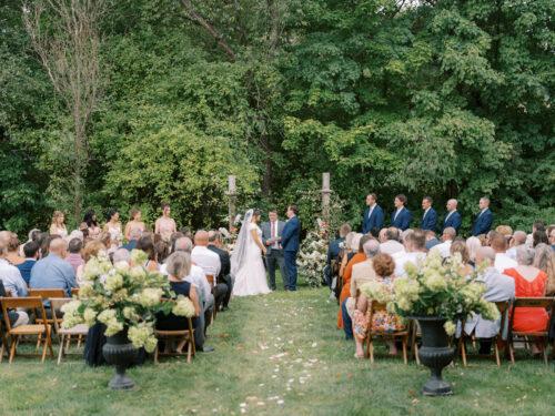 Rural Society at Warwick Farm wedding photos in summer garden style near Mount Vernon, Ohio