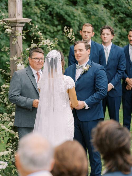 Rural Society at Warwick Farm wedding photos in summer garden style near Mount Vernon, Ohio