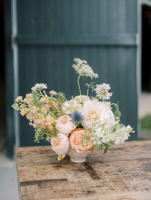 Rural Society at Warwick Farm wedding photos in summer garden style near Mount Vernon, Ohio