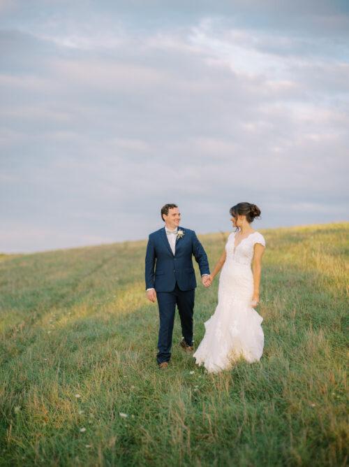 Rural Society at Warwick Farm wedding photos in summer garden style near Mount Vernon, Ohio